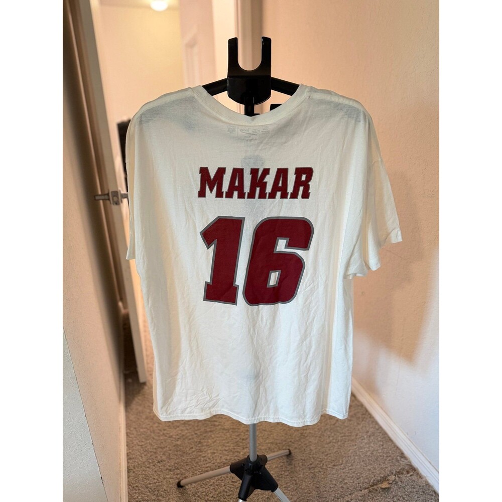 Cale Makar UMass Graphic Tee Shirt Jersey Men’s Size XXL New with Tags!